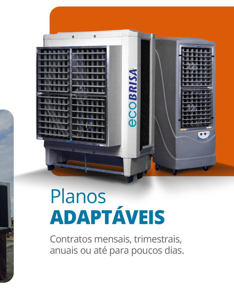 Climatizar o seu espaço não precisa significar investimento alto nem preocupações com manutenção. A locação de climatizadores Ecobrisa é a forma mais prática e inteligente de garantir conforto térmico com economia e eficiência. Fale conosco e descubra o plano ideal para o seu espaço.